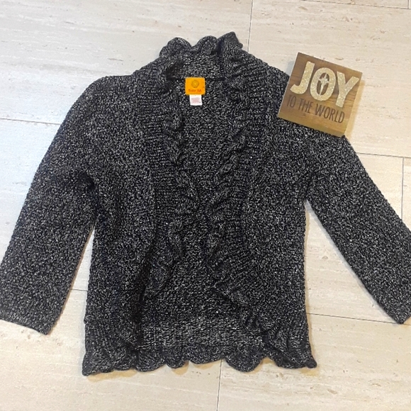 Ruby Rd. Sweaters - Cropped shimmery cardigan